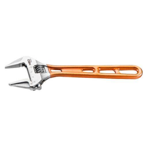 Adjustable wrench 205 mm, range 0-32 mm