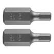 HEX bit 5 x 30 mm, S2, 2 pcs