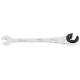 Ratchet combination spanner, split with ratchet, 13 mm