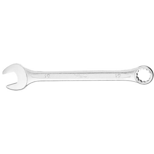 Combination spanner 19x230mm, CrV, DIN3113