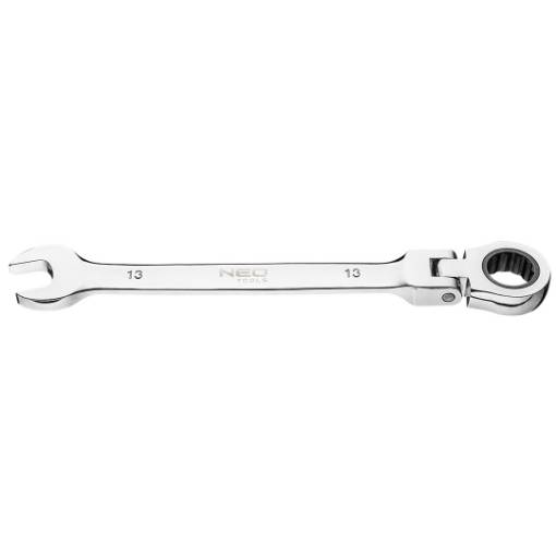 Combination flexible gear wrench 72 teeth 13mm