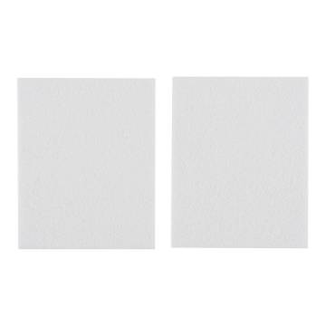 Self-adhesive felt pads, white 80x100mm, 2 pcs.