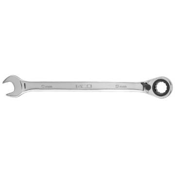 Combination spanner with ratchet 9 mm