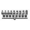Oil drainer set 18pcs, 3/8"