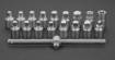 Oil drainer set 18pcs, 3/8"
