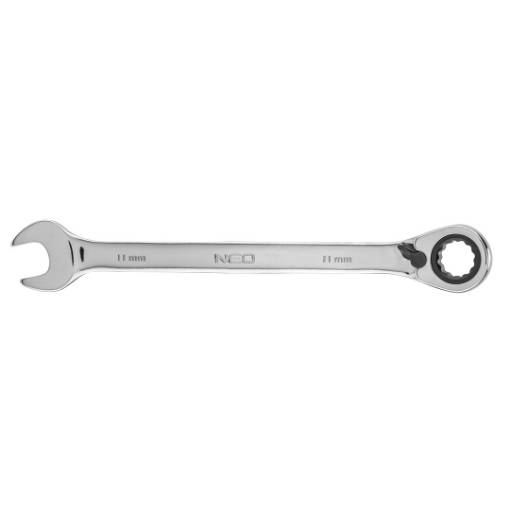 Combination spanner with ratchet 11 mm