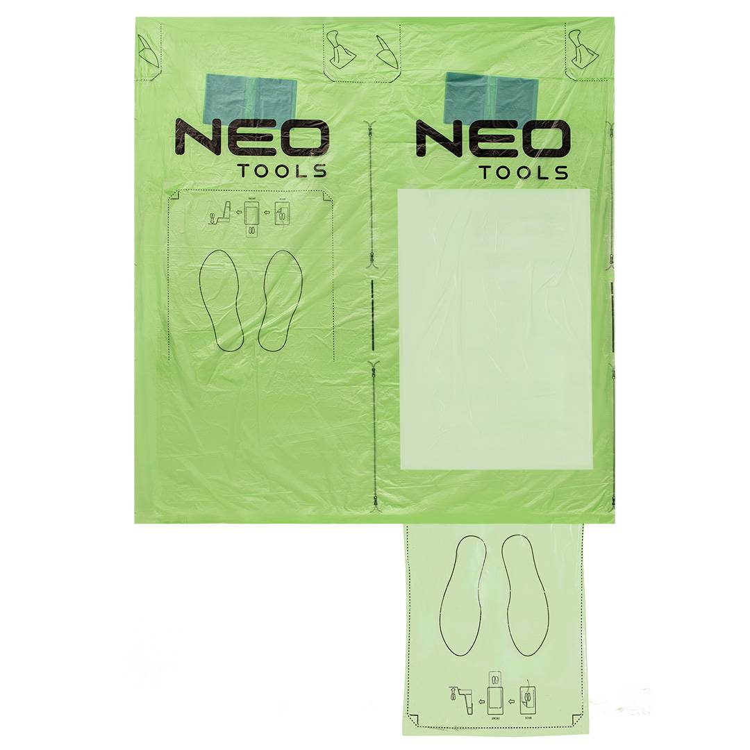 Protective film cover ECO 5 in 1 (seat, steering wheel, gear lever, manual, floor mat) 200 pcs
