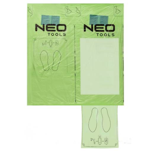 Protective film cover ECO 5 in 1 (seat, steering wheel, gear lever, manual, floor mat) 200 pcs