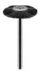 Nylon brush set: end brush, cup brush, wheel brush, set 3 pcs