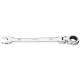Combination flexible gear wrench 72 teeth 15mm