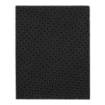 Self-adhesive foam pad, black 80x100mm, 1 pc.