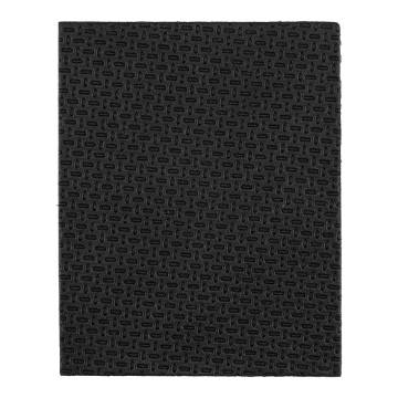 Self-adhesive foam pad, black 80x100mm, 1 pc.