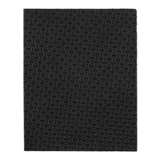 Self-adhesive foam pad, black 80x100mm, 1 pc.