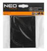 Self-adhesive foam pad, black 80x100mm, 1 pc.