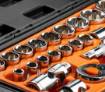 Socket wrenches 1/2, set 23 pcs