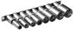 Long spline sockets 1/2, set 8 pcs