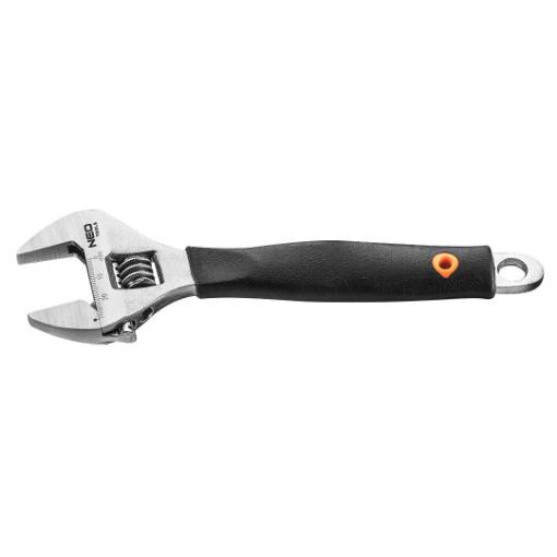 Adjustable wrench 250 mm, range 0-32 mm