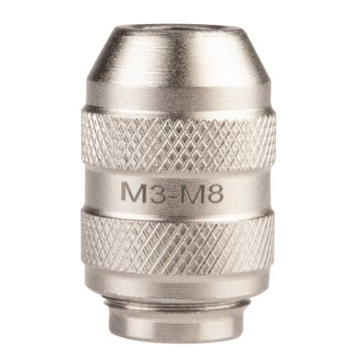 Adapter for threading dies, 1/4" DR M3-M8