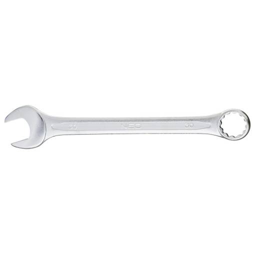 Combination spanner 30x340mm, CrV, DIN3113