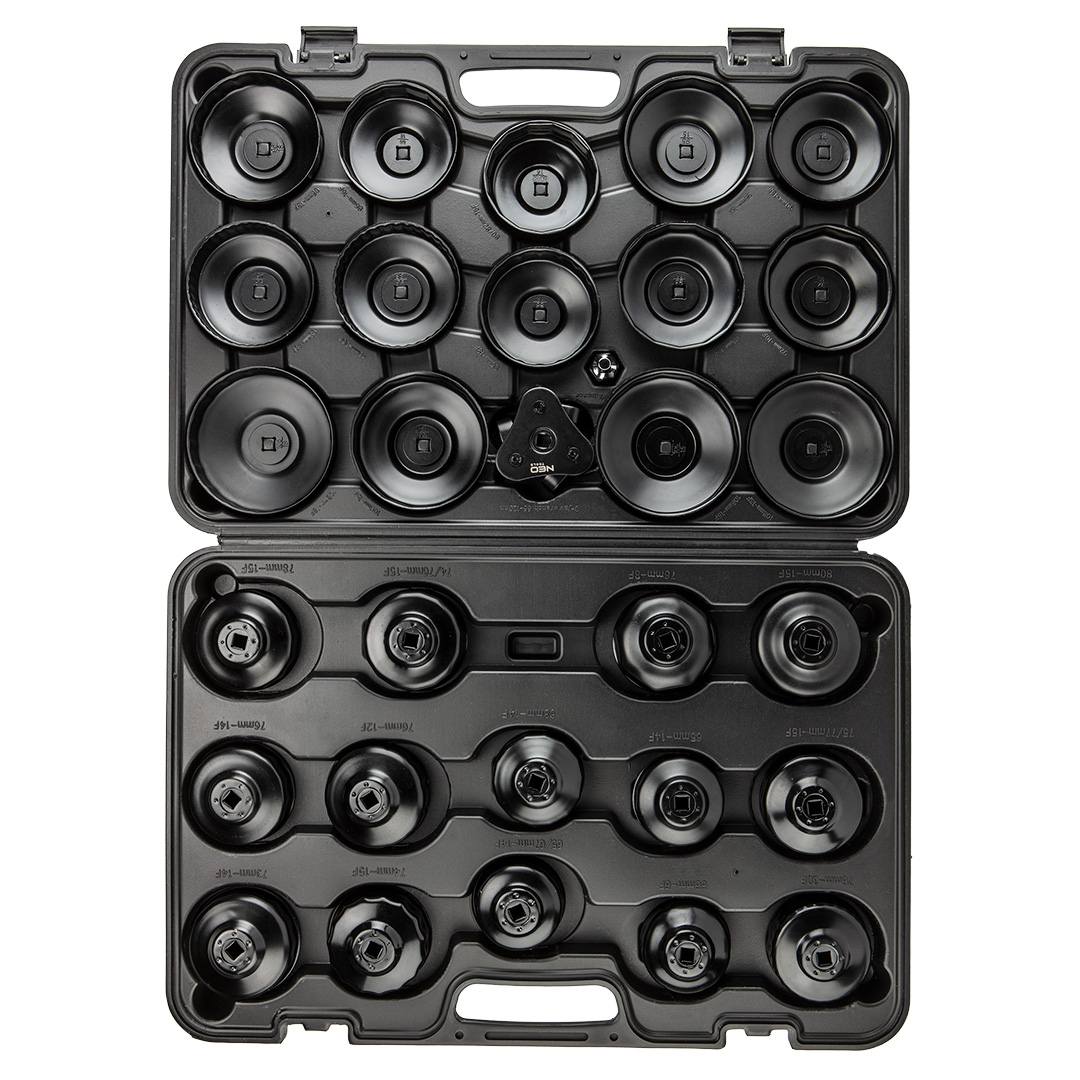 Cap type oil filter wrenches, 30 pcs set