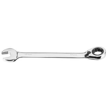 Combination spanner with ratchet 17 mm