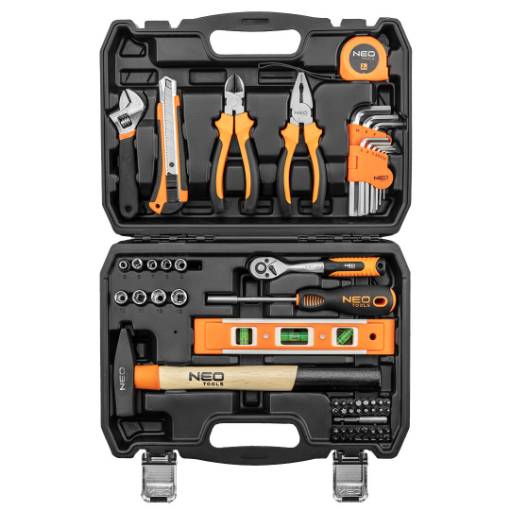 Tool set, 60 items, satin