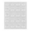Self-adhesive silicone pads 10mm, 20 pcs.