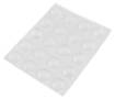 Self-adhesive silicone pads 10mm, 20 pcs.