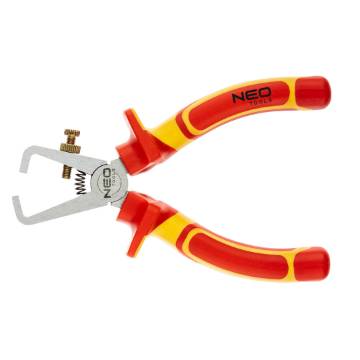 Insulation stripping pliers 160 mm, 1000V, CrV, polished