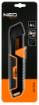 Knife with trapezoidal blade, safe