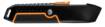Knife with trapezoidal blade, safe