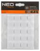 Self-adhesive round felt pads, white 20 mm, 20 pcs.