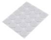 Self-adhesive round felt pads, white 20 mm, 20 pcs.