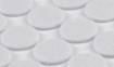 Self-adhesive round felt pads, white 20 mm, 20 pcs.