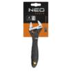 Adjustable wrench witch ratchet 200 mm
