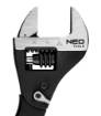 Adjustable wrench witch ratchet 200 mm