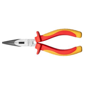Straight elongated pliers 160 mm, 1000V