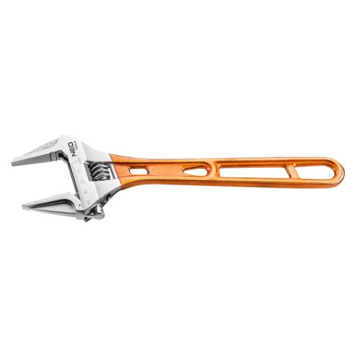 Adjustable wrench 256 mm, range 0-43 mm