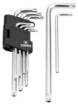 Tamper Torx Key set 9pcs, T10-T50, CV