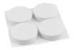 Silicone pads/adhesive bumpers 40mm, 4 pcs.