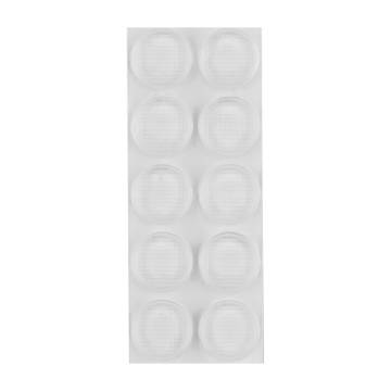 Self-adhesive silicone pads 14mm, 10 pcs.