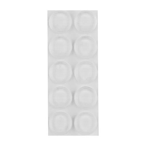 Self-adhesive silicone pads 14mm, 10 pcs.