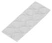 Self-adhesive silicone pads 14mm, 10 pcs.