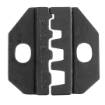 Crimping tool for terminals, set of 5 jaws