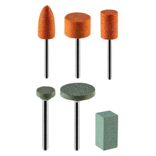 Set of accessories for mini drill, mounted points, 11 pcs