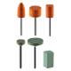 Set of accessories for mini drill, mounted points, 11 pcs