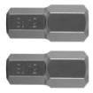 HEX bit 12 x 30 mm, S2, 2 pcs