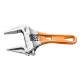 Adjustable wrench short 156 mm, range 0-43 mm