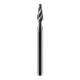 HSS cutter 1.4 mm, cone, shank 3.2 mm, 2 pcs