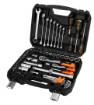 Set of socket spanners 1/2", 1/4", 100 pieces, satin